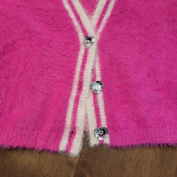 New Barbie Cardigan Sweater size L - Picture 3 of 9